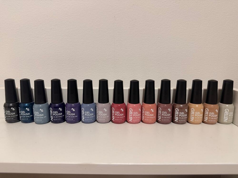 GELLEN Gel UV/LED Nail Polish Set, 15 Colors